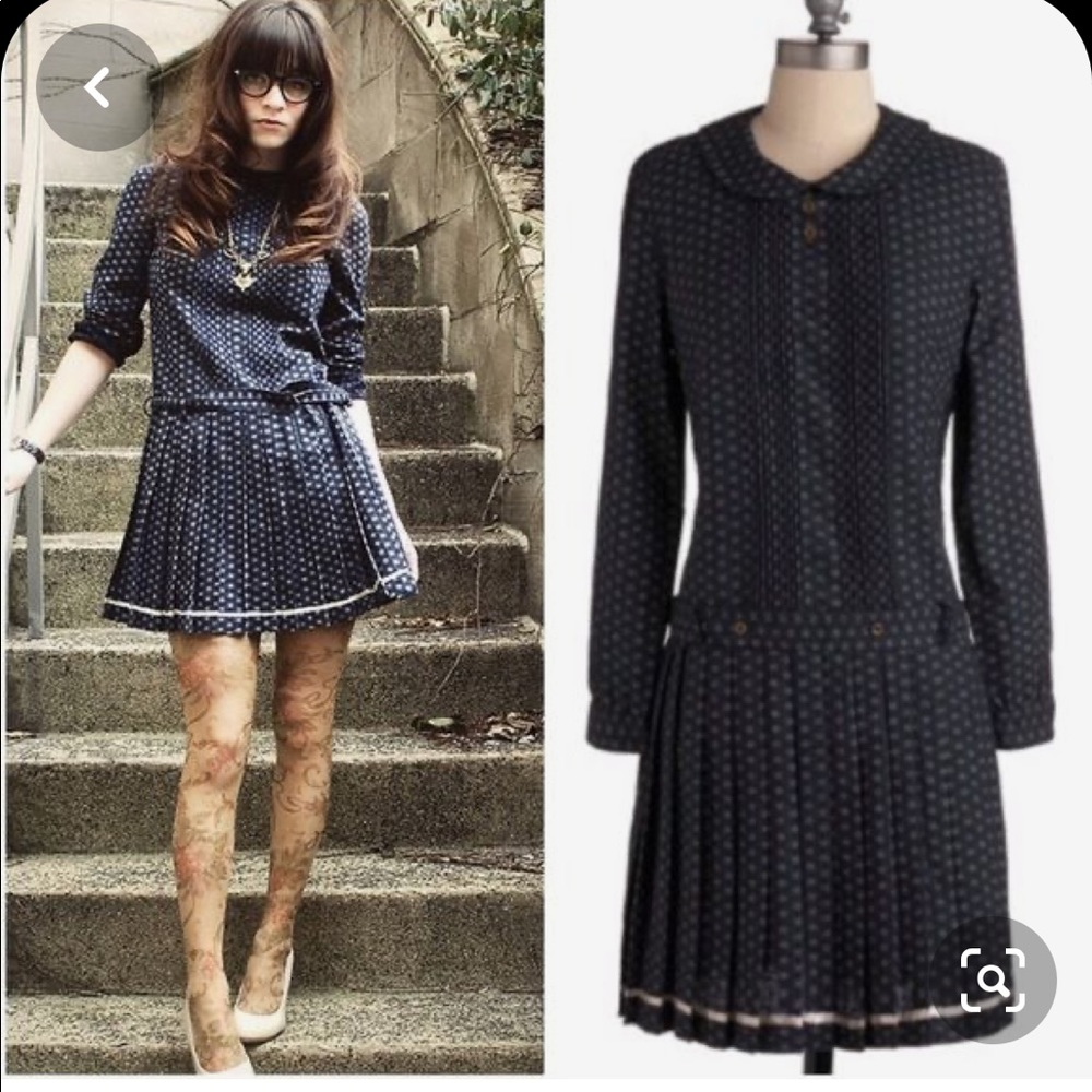 Dear creatures pleated dress ModCloth